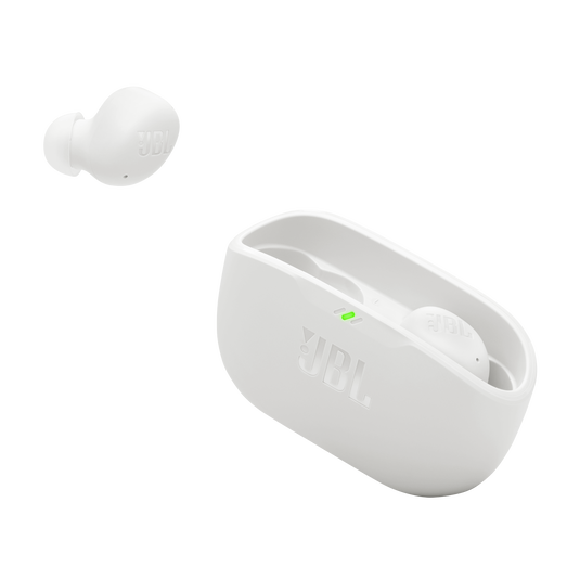 JBL Vibe Buds 2 - White - True Wireless Noise Cancelling Earbuds - Detailshot 5 image number null